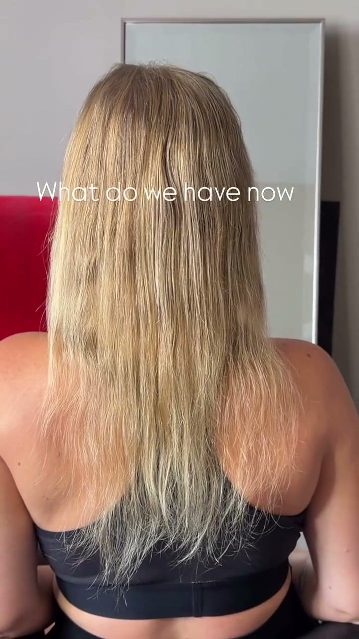 Her own hair now: noticeably longer